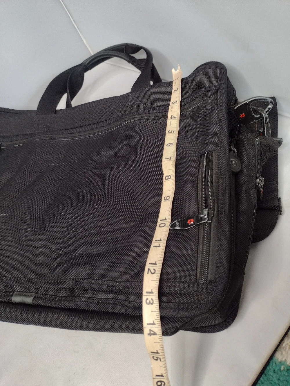 Victorinox CS2 Laptop Briefcase Black Cross Suspension Computer Bag Shoulder